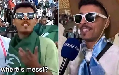 CĐV Saudi Arabia hỏi "Messi đâu rồi" giờ đã thành fan cứng Argentina