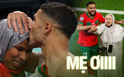 Phía sau hành trình đẹp như cổ tích của các cầu thủ Morocco tại World Cup là mẹ, là gia đình!