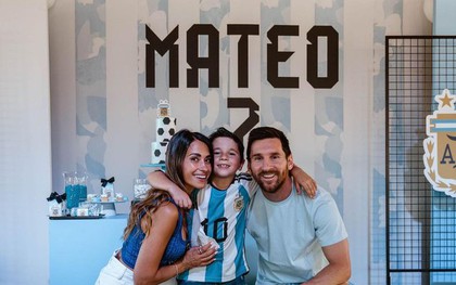 Cậu nhóc Mateo Messi chiếm sóng sau chung kết World Cup: Thần tượng Ronaldo, sơ hở là trêu tức bố