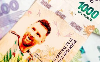 Ngắm phiên bản sắp ra mắt của đồng "1.000 peso Messi"