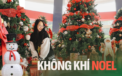 Không khí Noel tại các trường ĐH Việt Nam: Đâu cũng rực rỡ như trời Tây, có nơi còn “tậu” hẳn máy phun tuyết nhân tạo