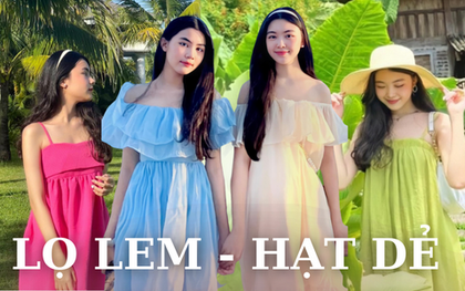 Tủ đồ xinh như mộng của 2 ái nữ nhà Quyền Linh: Cô chị là "chúa bánh bèo", cô em sành điệu tươi mới