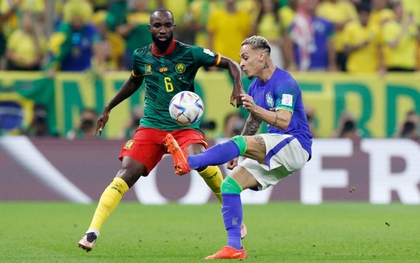 Thua sốc Cameroon phút bù giờ, Brazil suýt mất ngôi đầu bảng