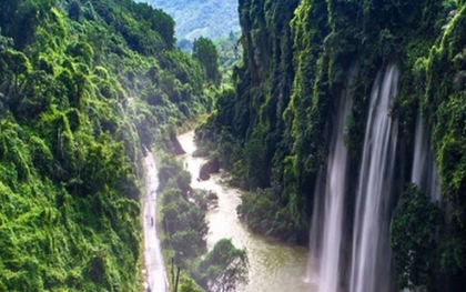 “Tiên cảnh” dưới chân thác Mưa Rơi hớp hồn du khách khi đến Thái Nguyên
