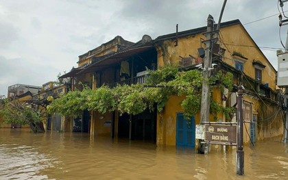 Mưa trắng trời, Hội An lại ngập trong nước lũ, hoãn nhiều sự kiện