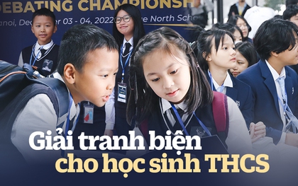 Cuộc thi tranh biện đầu tiên dành cho lứa tuổi THCS: Quy mô siêu lớn và không thể không khen học sinh giờ quá giỏi!