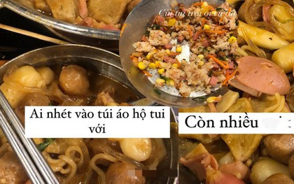 Ăn buffet không hết, khách hàng liền nhờ bàn bên ăn hộ “đồ thừa” khiến ai cũng ngao ngán