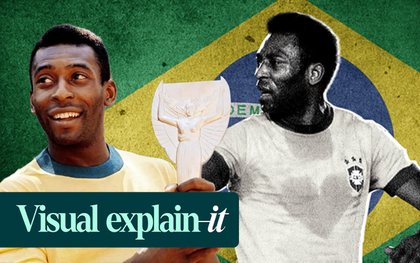 Infographic: "Vua bóng đá" Pelé vĩ đại tới đâu mà được Brazil tổ chức quốc tang tiễn đưa?