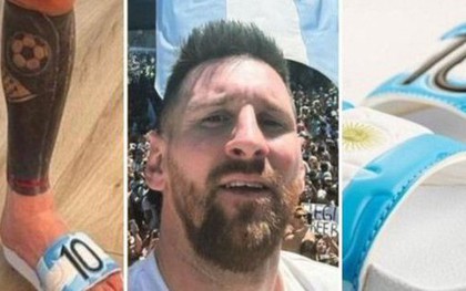 Được tặng đôi dép đẹp, Messi nhắn tin xin thêm vài đôi nữa cho vợ con