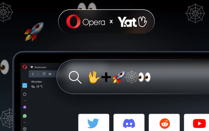 Chán địa chỉ web bằng chữ số, Opera hỗ trợ địa chỉ hoàn toàn bằng emoji