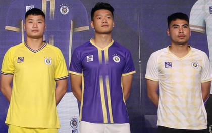 Lộ diện mẫu áo đấu mới bắt mắt của Hà Nội FC và Viettel FC ở mùa giải 2022