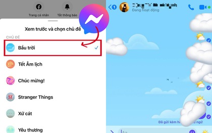 Messenger vừa update thêm theme mới cực xinh, cài ngay để cuộc đời trở nên vui vẻ hơn nào!