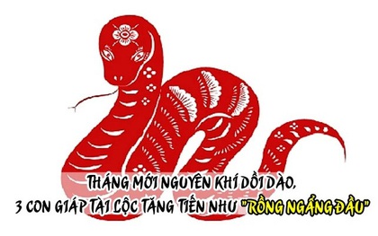 Sang tháng mới nguyên khí dồi dào, 3 con giáp có tài lộc tăng tiến như "rồng ngẩng đầu", tiền chảy hết vào túi