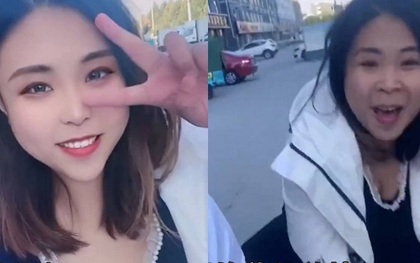 Anh trai hí hửng rủ em gái chụp hình, giữa chừng tắt chế độ làm đẹp để lộ "nguyên hình" khiến cô tức anh ách cầm dép đuổi đánh