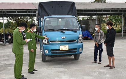 2 người đàn ông dùng xe ô tô trộm cắp trâu chăn thả trên đồng