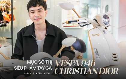 Ngắm cận cảnh xe Vespa 946 Christian Dior: Có gì đặc biệt mà giá lên tới 700 triệu đồng và khiến hội nhà giàu mê mẩn?