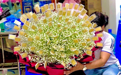 Vụ bó hoa 100 cây vàng gây “sốt” dịp lễ 8/3: Tranh cãi kỳ lạ liên quan đến chủ shop hoa