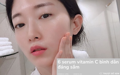 6 lọ serum vitamin C bình dân làm sáng da, xóa khuyết điểm hiệu quả không thua loại đắt tiền