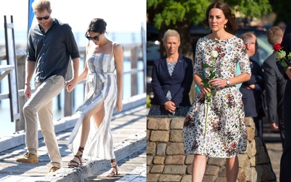 Riêng khoản diện sandal mùa hè, Công nương Kate phải nhường lại hào quang cho Meghan Markle