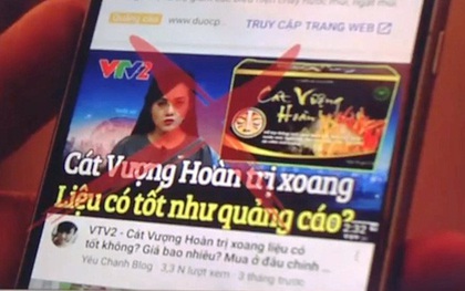 Mạo danh VTV, quảng cáo thực phẩm chức năng sai sự thật