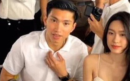Doãn Hải My khoác tay Đoàn Văn Hậu dự lễ cưới Tấn Tài, hội ngộ cùng Bùi Tiến Dũng và bạn gái
