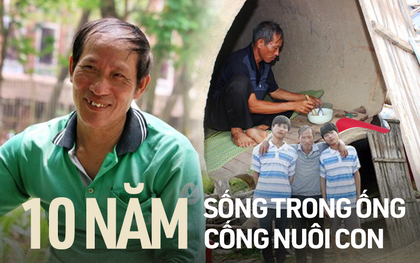 Gặp lại người cha 10 năm sống trong ống cống nuôi 2 con đỗ thủ khoa đại học ở Hà Nội: "Tôi không còn ở cống nữa rồi"