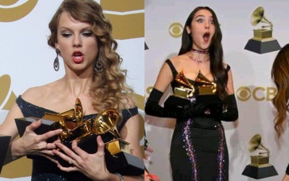 Olivia Rodrigo đã diện váy hao hao còn làm rớt kèn Grammy gãy làm đôi, không hổ danh "con gái Taylor Swift"!