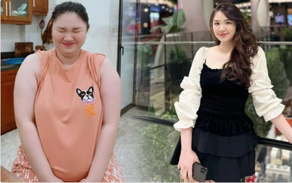 Có bầu nặng 90kg đi không nổi, đẻ xong mẹ bỉm sữa giảm liền 34kg, trẻ đẹp ngỡ ngàng