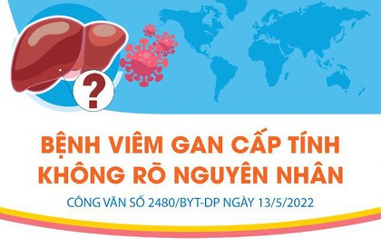 [Infographic] - Bệnh viêm gan cấp tính không rõ nguyên nhân ở trẻ em