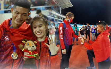 Nhà vô địch SEA Games kể lại khoảnh khắc cầu hôn đầy xúc động tại sân Mỹ Đình, bật mí "rất thương và mong muốn bù đắp cho bạn gái"