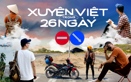 Anh chàng có bộ ảnh xuyên Việt bằng xe máy đang viral: 26 ngày rong ruổi chặng đường 4.700km!