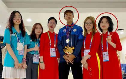 Nữ sinh 2k3 làm TNV SEA Games 31 bỗng được VĐV điển trai Thái Lan nhắn tin, đòi tặng quà và còn hẹn ngày gặp lại