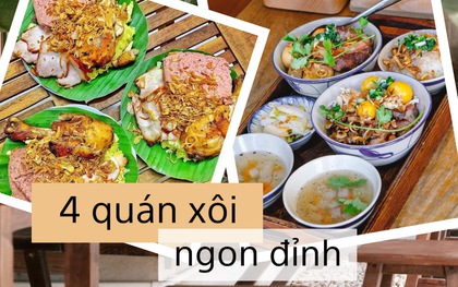 4 quán xôi ngon - bổ - rẻ ở TP.HCM: Đủ các loại xôi vừa quen vừa lạ, muốn bình dân hay view check-in đẹp đều có hết