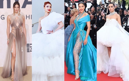 Đọ sắc vóc "đỉnh cao" của dàn hoa hậu xinh đẹp, nóng bỏng "đổ bộ" thảm đỏ LHP Cannes 2022