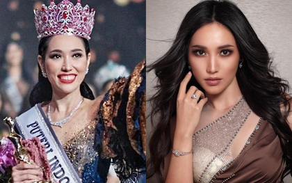 Tân Hoa hậu Hoàn vũ Indonesia có chiều cao "khủng" nhưng lỗi trang điểm khi đăng quang gây tranh cãi