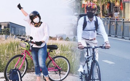 Đạp xe đi làm bùng nổ thời xăng tăng và "bão giá" bị nhiều người cho là phi thực tế, vậy người trong cuộc nói gì?