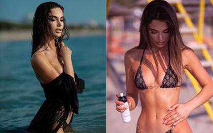 Nhan sắc nóng bỏng tựa "thiên thần nội y" của tân Hoa hậu Trái đất Albania 2022