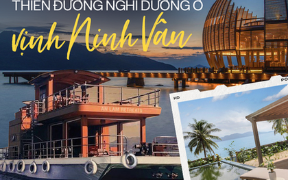 Ở vịnh Ninh Vân, có "thiên đường nghỉ dưỡng biệt lập": Biệt thự gỗ ẩn hiện giữa biển trời; hiking, tắm suối xong có "đội quản gia" và bếp 5 sao phục vụ ẩm thực giữa rừng