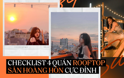 4 quán cafe rooftop cực đông ở TP.HCM: Không gian đẹp, lại "săn" được hoàng hôn