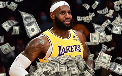 Siêu sao bóng rổ LeBron James gia nhập "BXH tỷ Đô" khi chỉ mới 37 tuổi