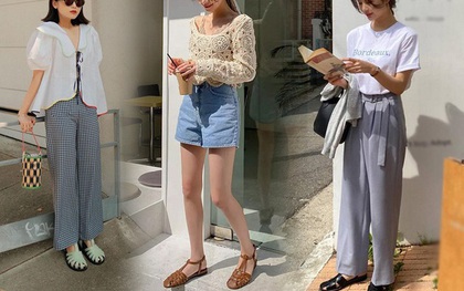 Kiểu sandals mốt nhất hè này, nàng diện ngày nắng hay mưa đều cực xinh