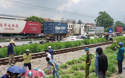 Vượt đường sắt, một thanh niên tử vong do va chạm với tàu hỏa