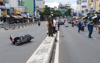 TP.HCM: Đột ngột ngã sang phần đường ngược chiều, người đàn ông va chạm với xe máy tử vong