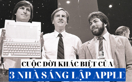 Cùng xây dựng Apple nhưng 3 nhà sáng lập có cuộc đời khác biệt: Người thành huyền thoại làng công nghệ, người lỡ cơ hội làm tỷ phú