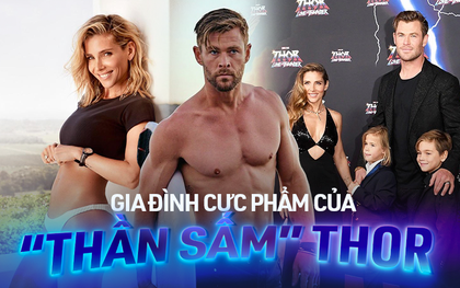 Nhan sắc nhà Chris Hemsworth: Bố quyến rũ nhất hành tinh, cả mẹ lẫn con đều đẹp thế này bảo sao rủ nhau vào hết Thor 4