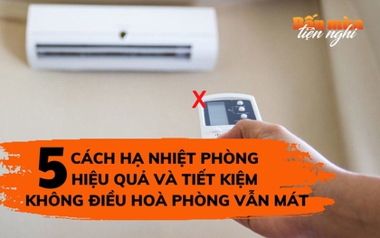 5 cách hạ nhiệt phòng hiệu quả khi không có điều hoà: Cách số 2 ít người biết đến!