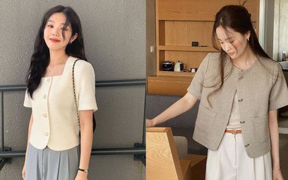 Mẫu áo cộc tay gây sốt vì sang chảnh hơn cả blazer, hợp diện đi ăn cưới