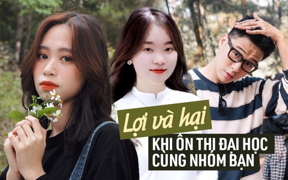 Ôn thi đại học cùng hội bạn thân, vui thì vui nhưng có hiệu quả?