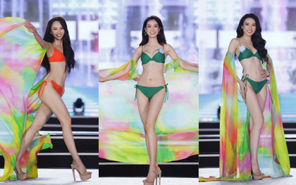 Mãn nhãn màn trình diễn bikini đẹp mắt của Top 20 Miss World Vietnam 2022