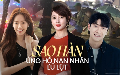 Kim Hye Soo gửi 1,8 tỷ cứu trợ, Kang Tae Oh và dàn sao Hàn chung tay ủng hộ nạn nhân trận mưa lũ lịch sử ở Seoul